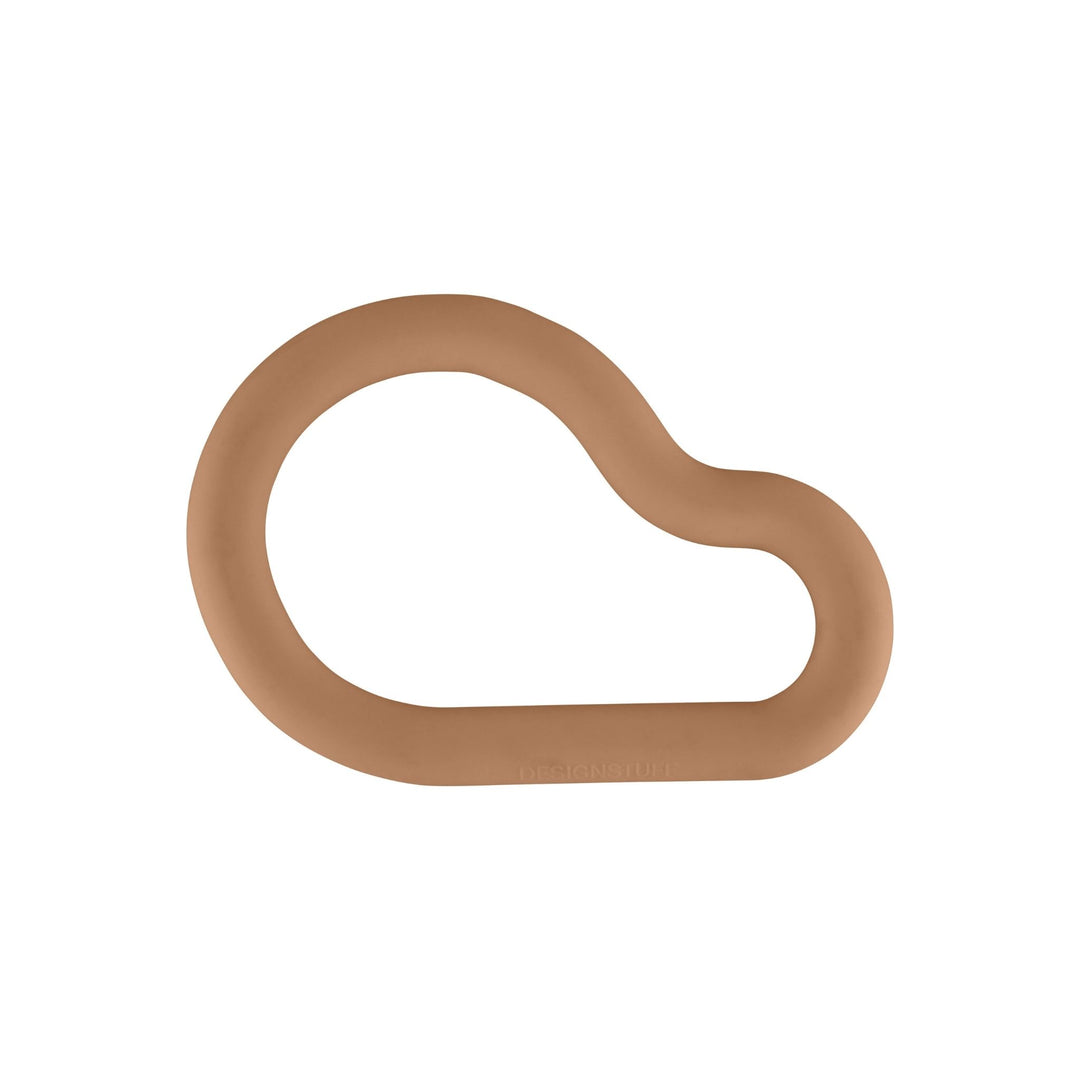 DESIGNSTUFF RUND Curve Silicone Trivet, Camel