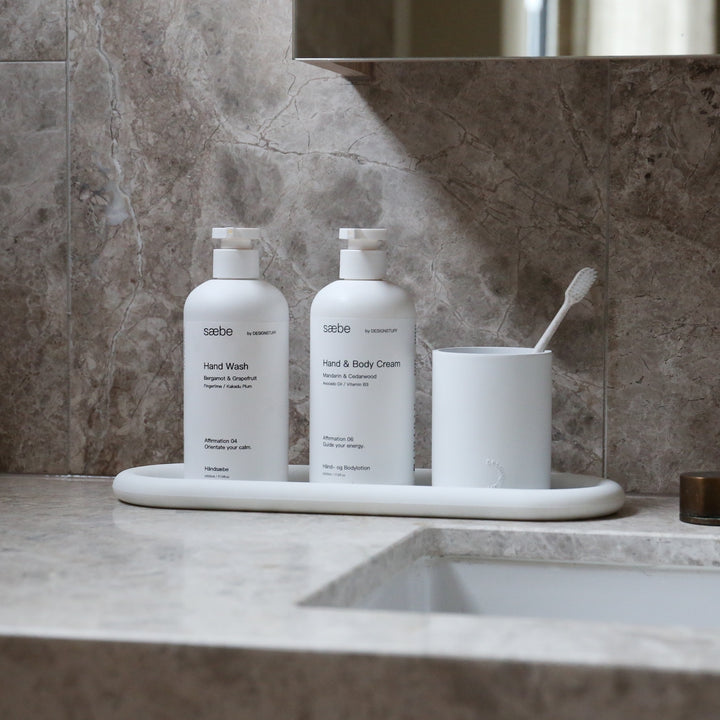 DESIGNSTUFF RUND Bubble Tray, 35cm, White