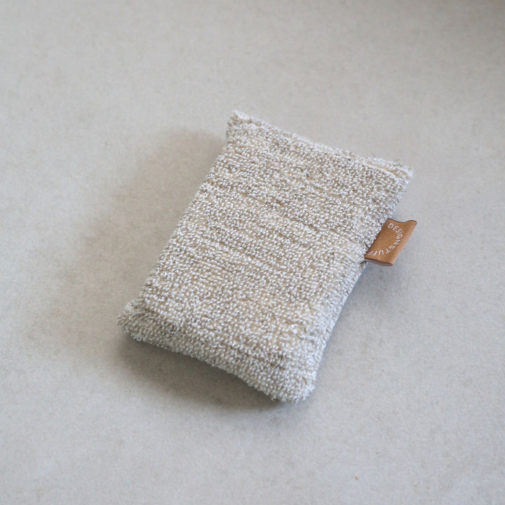 DESIGNSTUFF Hemp Marle Sponge, Camel (Set of 2)