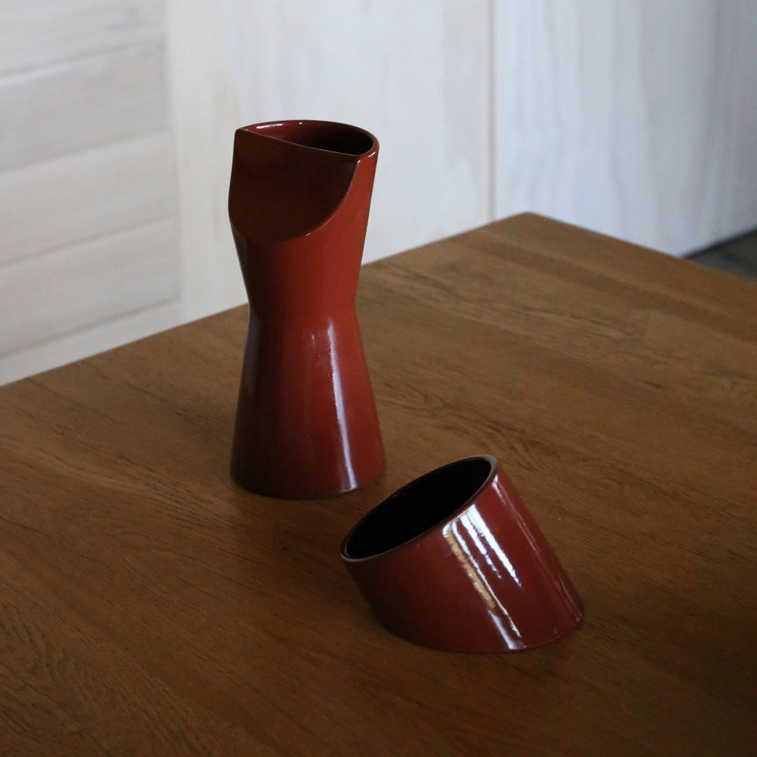 FERM LIVING Sola Salt Pig H10cm, Terracotta