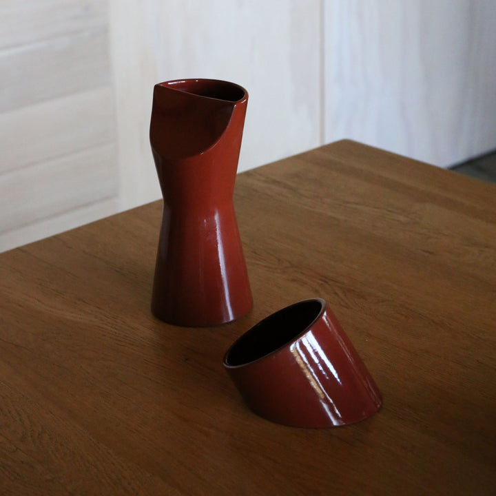 FERM LIVING Sola Salt Pig H10cm, Terracotta