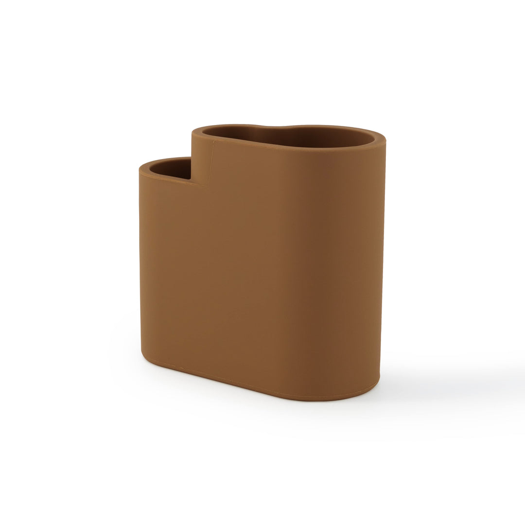 DESIGNSTUFF Store-All Cutlery Drainer/Holder, Camel