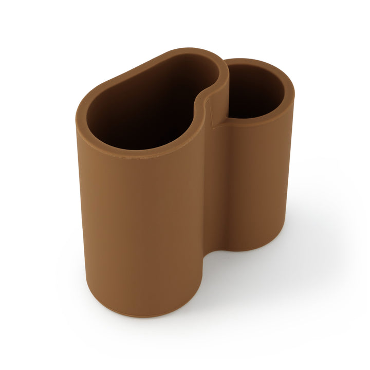 DESIGNSTUFF Store-All Cutlery Drainer/Holder, Camel