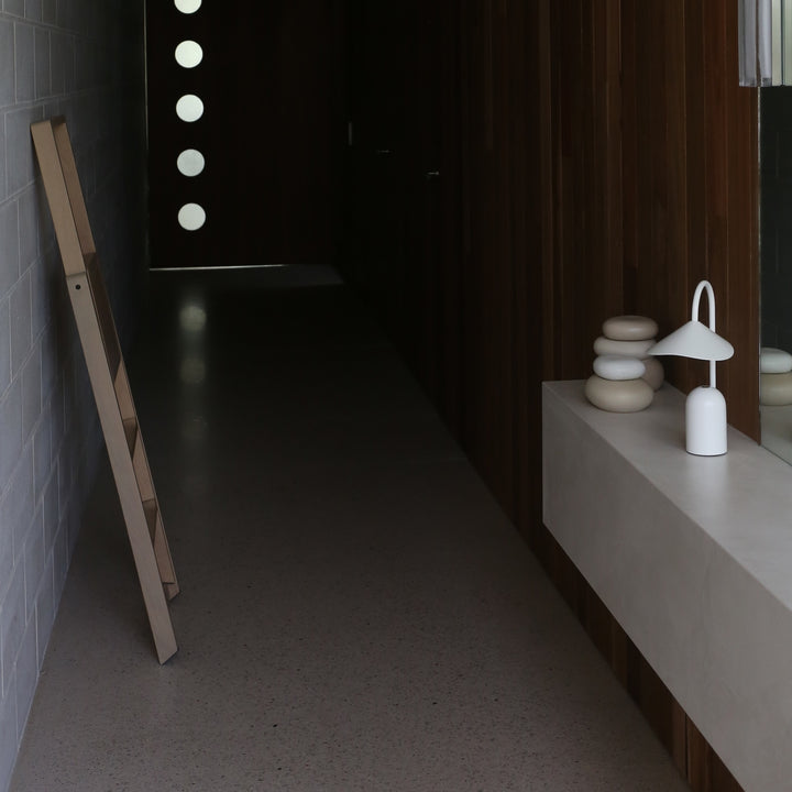 FERM LIVING Pebble Box, Medium, H9.5cm, Sand/Cream