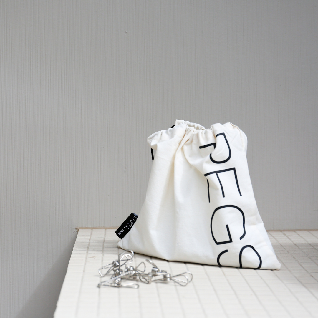 ENKEL STUDIO Hang Pegs Set, Stainless Steel (Set of 60)