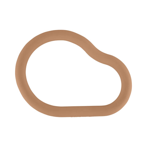 DESIGNSTUFF Curve Silicone Trivet L, Camel