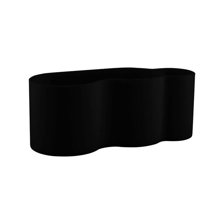 DESIGNSTUFF CURV Shower Caddy, Silicone/Adhesive, Black