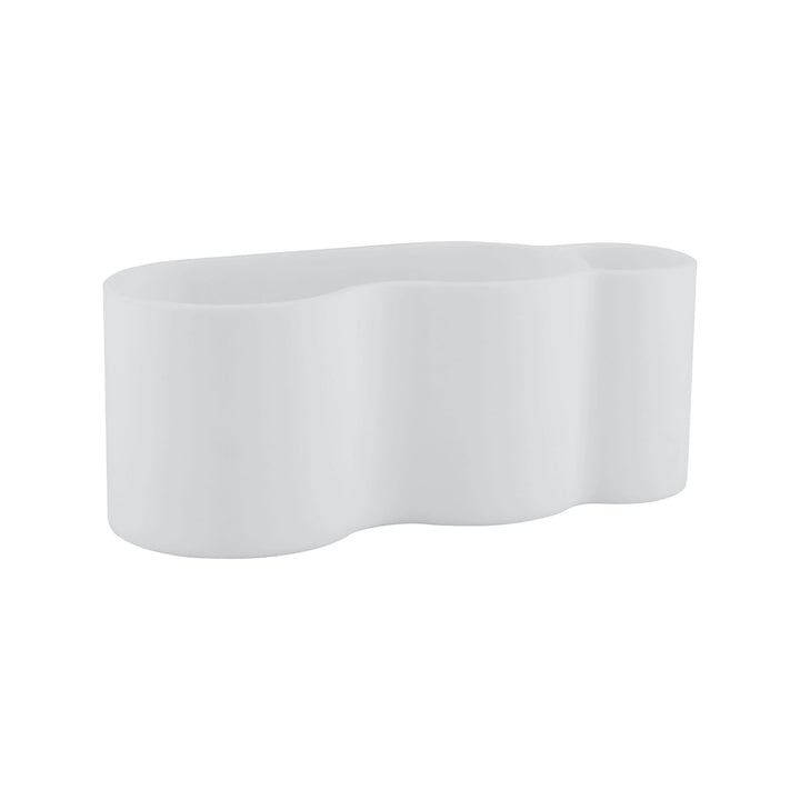 DESIGNSTUFF CURV Shower Caddy, Silicone/Adhesive, Light Grey