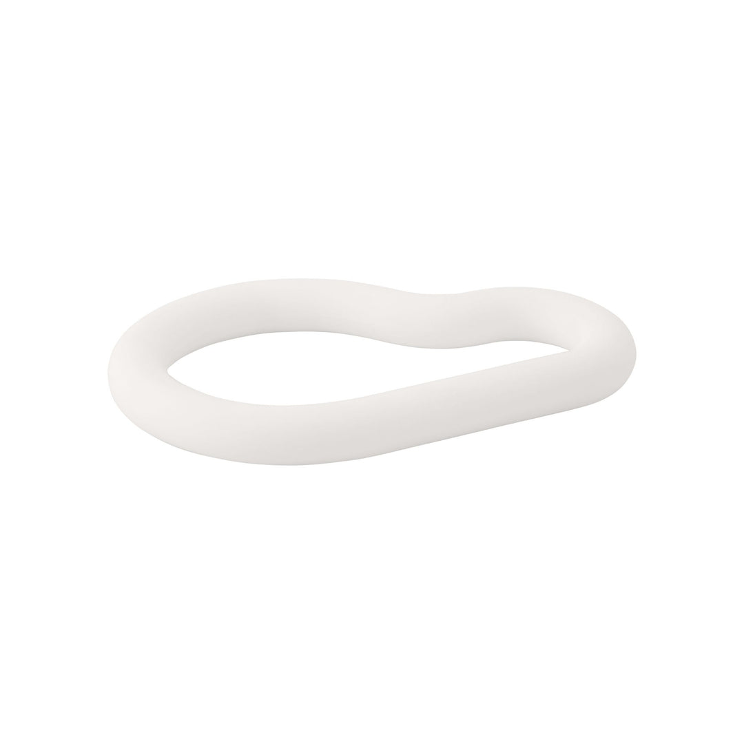 DESIGNSTUFF Curve Silicone Trivet, Chalk