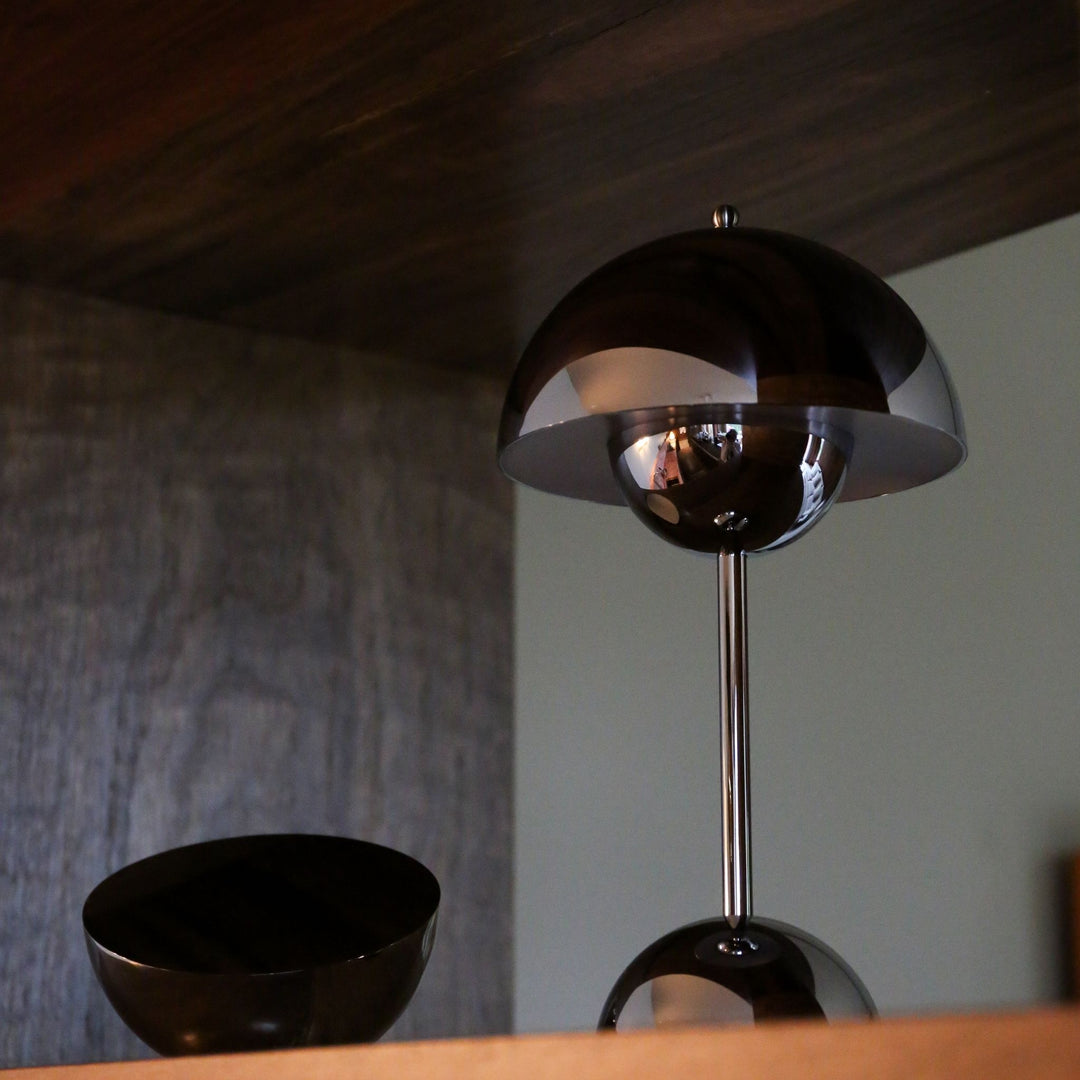 &TRADITION Flowerpot Portable Lamp VP9, Chrome-plated