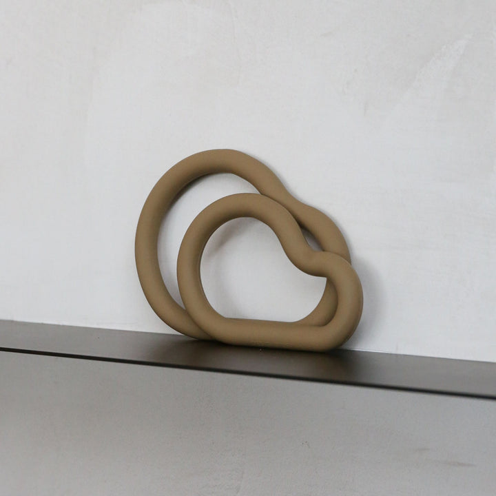 DESIGNSTUFF RUND Curve Silicone Trivet, Fern