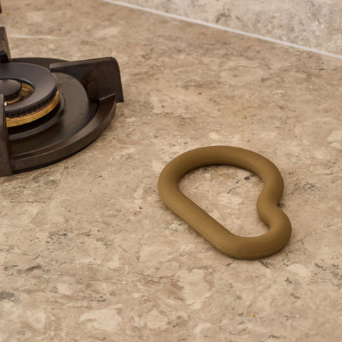 DESIGNSTUFF CURVE Silicone Trivet, Fern