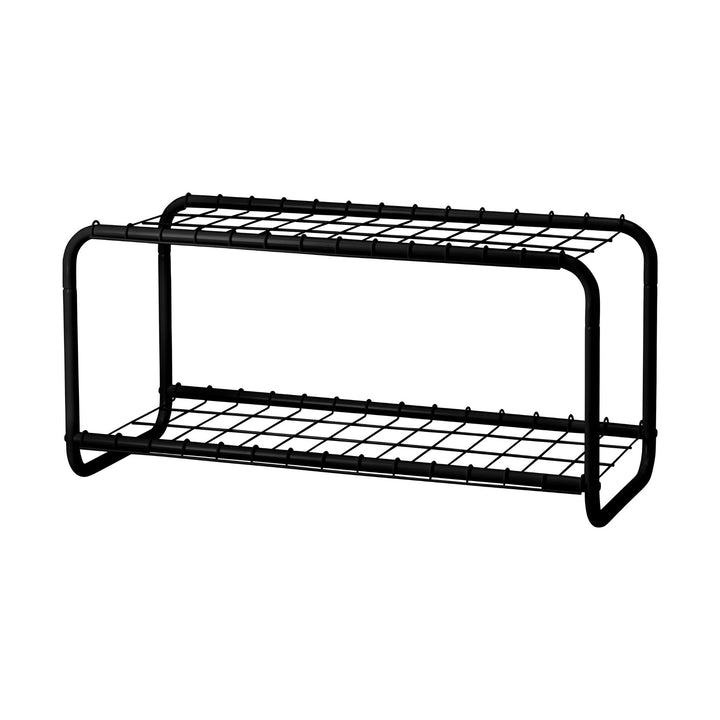 DESIGNSTUFF FORMA Shoe Rack, Black