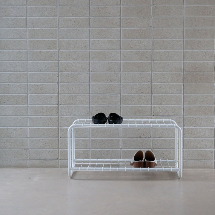 DESIGNSTUFF FORMA Shoe Rack, White