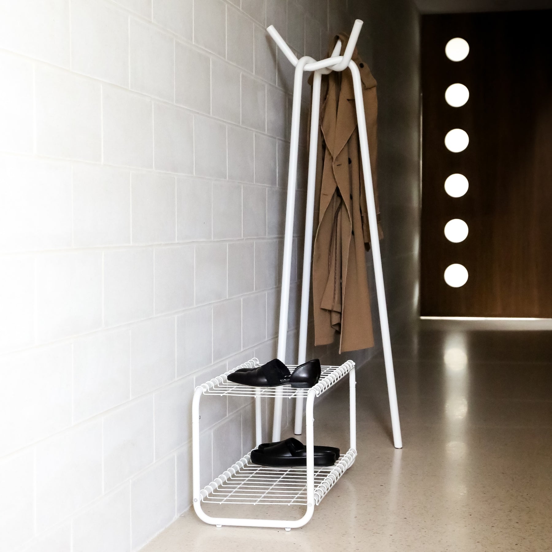 HAY Knit Coat Rack White
