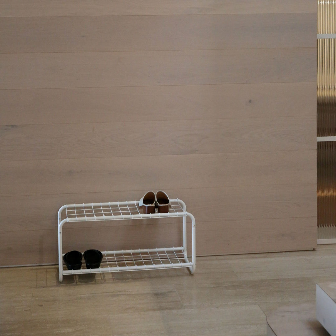 DESIGNSTUFF FORMA Shoe Rack, White