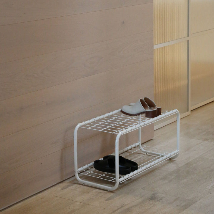 DESIGNSTUFF FORMA Shoe Rack, White