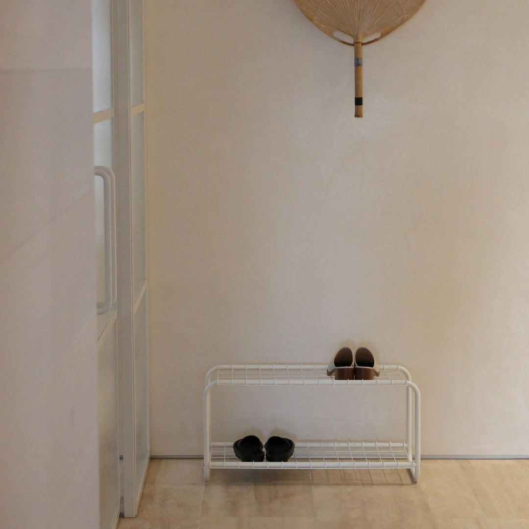 DESIGNSTUFF FORMA Shoe Rack, White