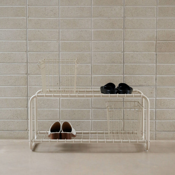 DESIGNSTUFF FORMA Shoe Rack, Sand