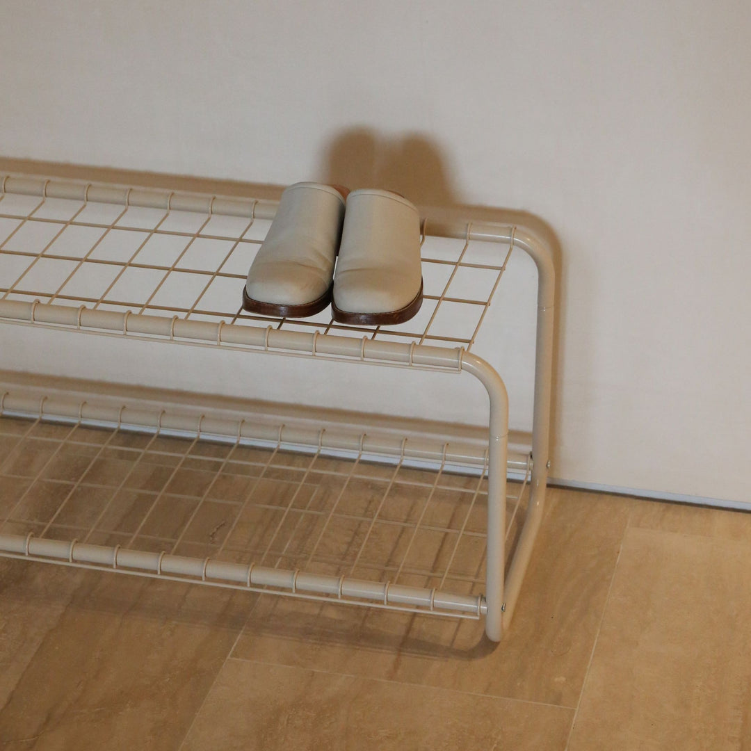 DESIGNSTUFF FORMA Shoe Rack, Sand