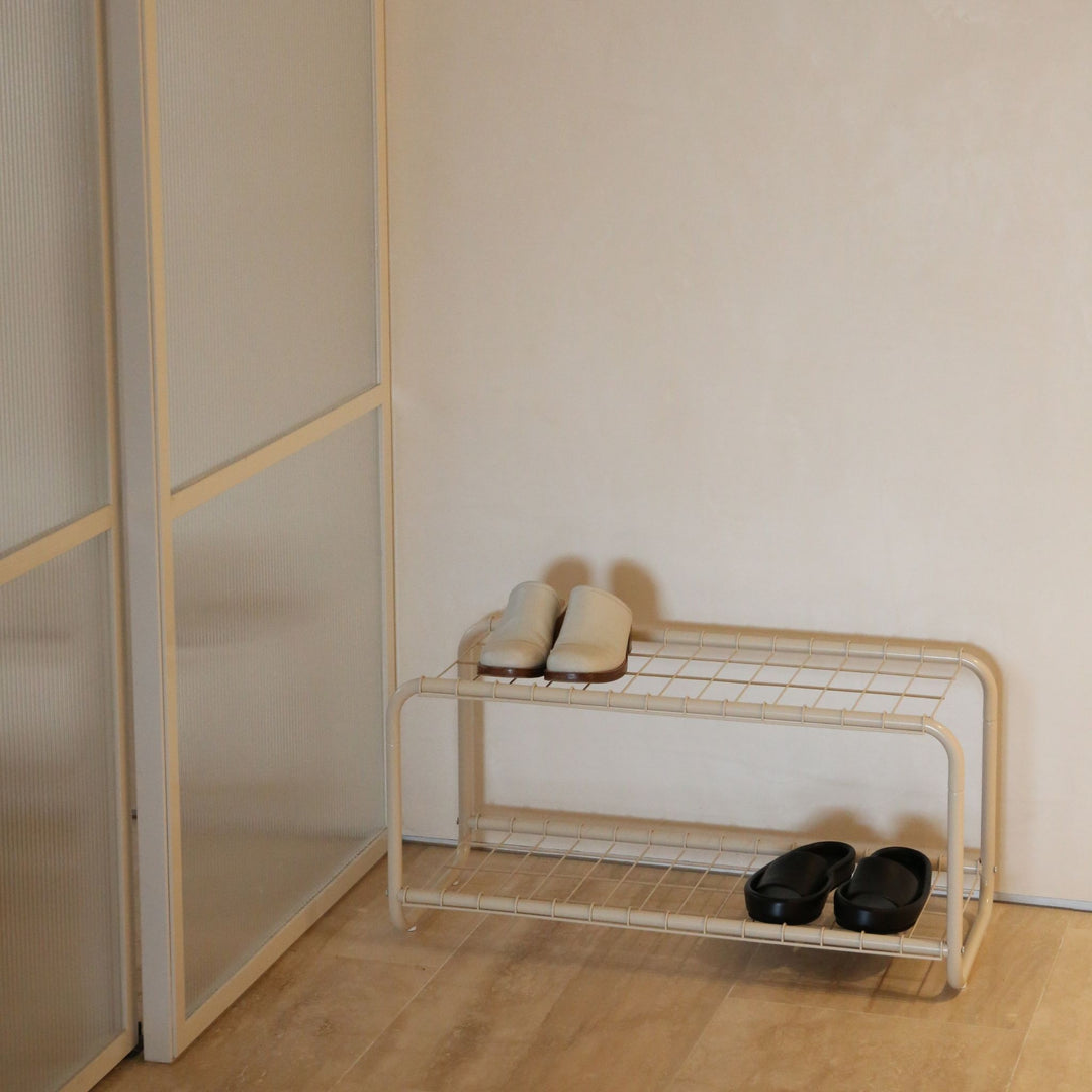 DESIGNSTUFF FORMA Shoe Rack, Sand