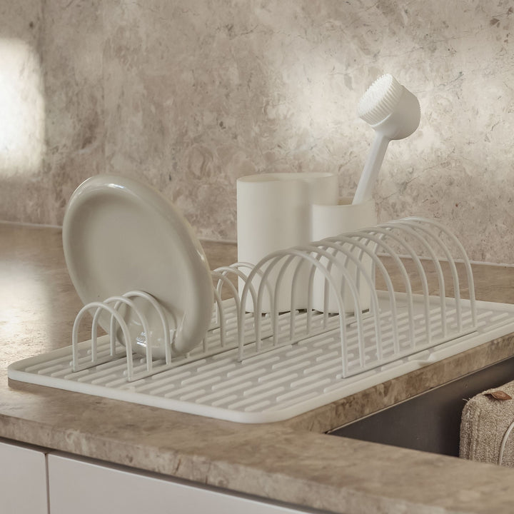 DESIGNSTUFF DRIP Store-All Cutlery Drainer/Holder, White