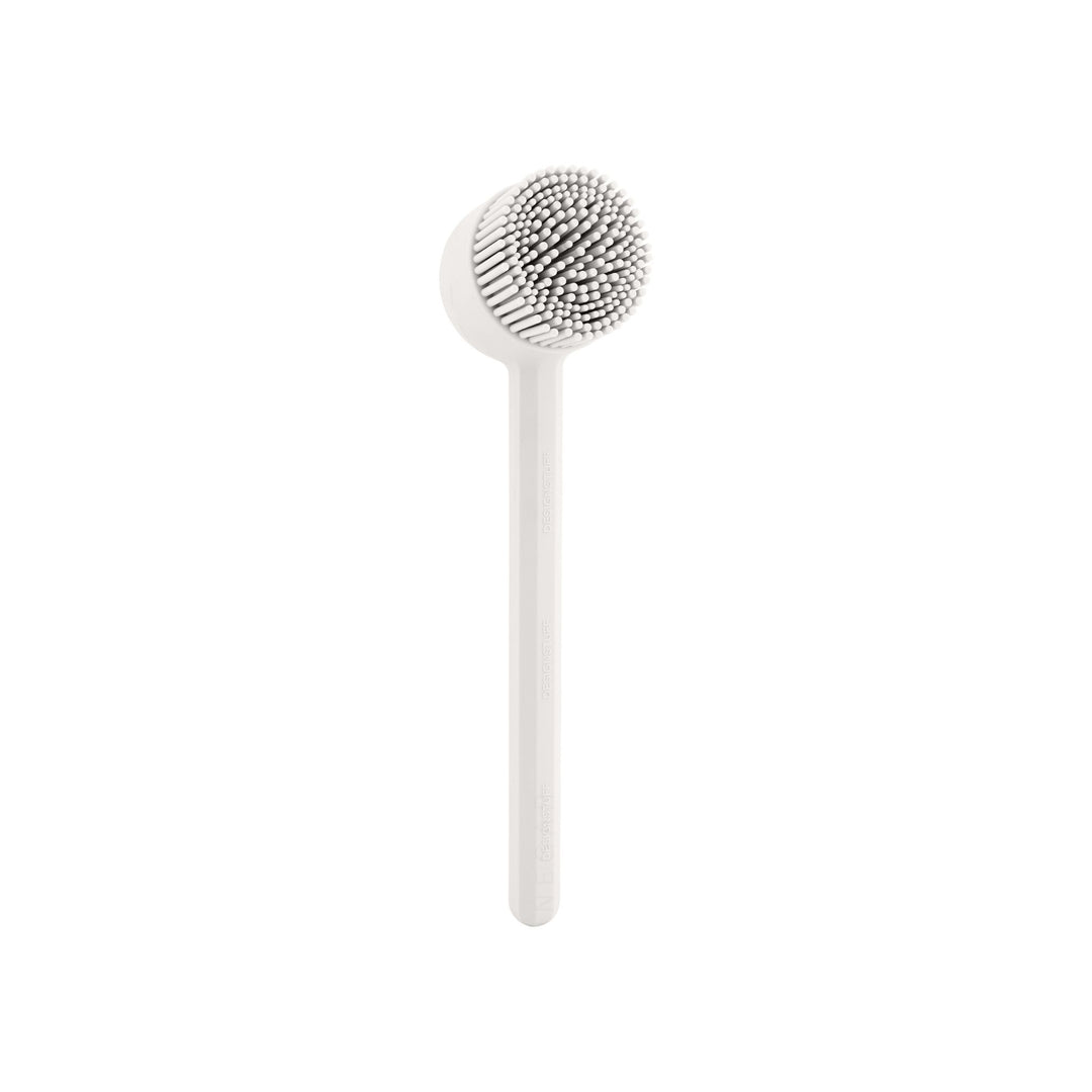 DESIGNSTUFF VANA Dish Brush, Silicone, White
