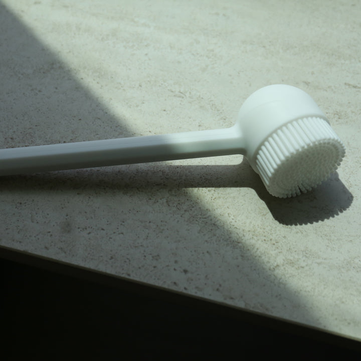 DESIGNSTUFF VANA Dish Brush, Silicone, White