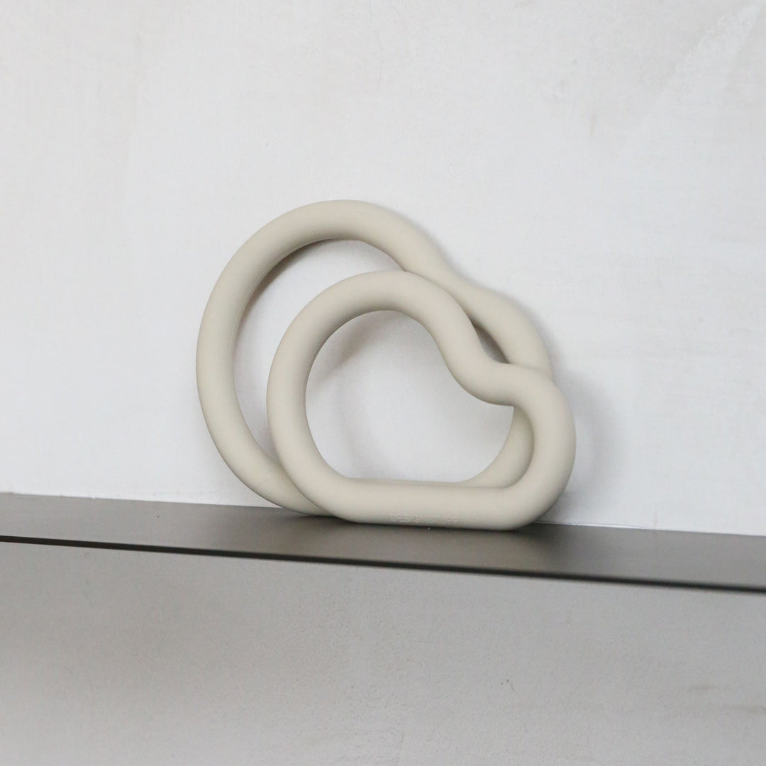 DESIGNSTUFF RUND Curve Trivet Gift Set, Sand