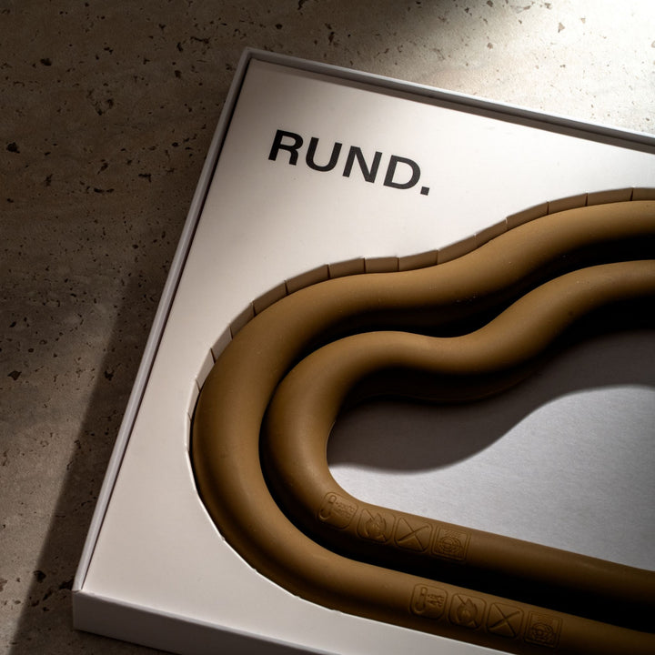 DESIGNSTUFF RUND Curve Trivet Gift Set, Fern