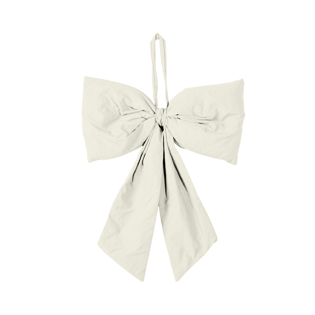 DESIGNSTUFF LUVA Bow for Hanging, H32 cm, Cream