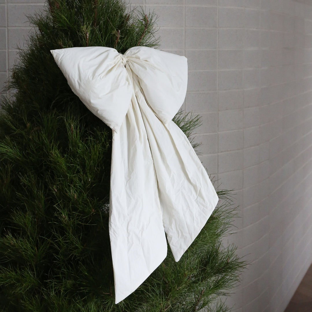DESIGNSTUFF LUVA Large Bow for Door, H95 cm, Cream