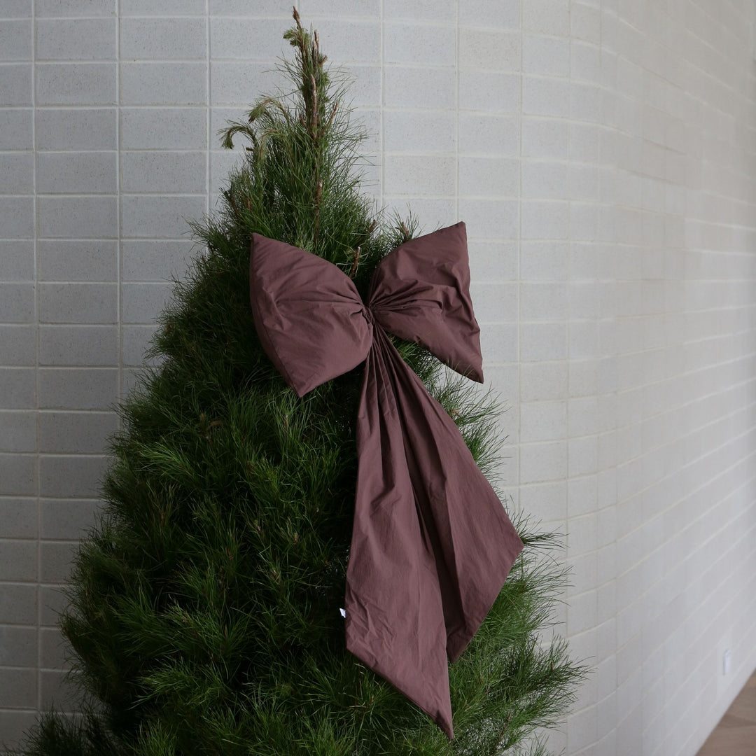 DESIGNSTUFF LUVA Large Bow for Door, H95 cm, Burgundy