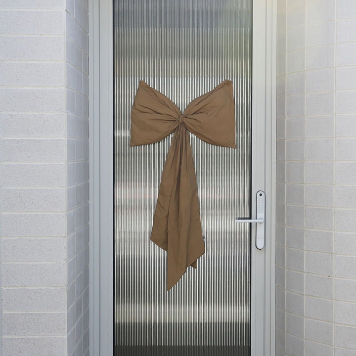 DESIGNSTUFF LUVA Large Bow for Door, H95 cm, Fern