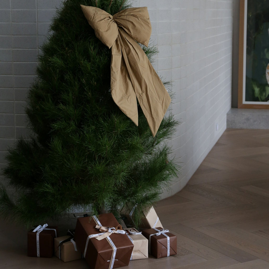 DESIGNSTUFF LUVA Large Bow for Door, H95 cm, Fern