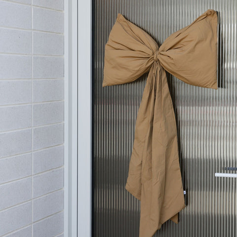DESIGNSTUFF LUVA Large Bow for Door, H95 cm, Fern