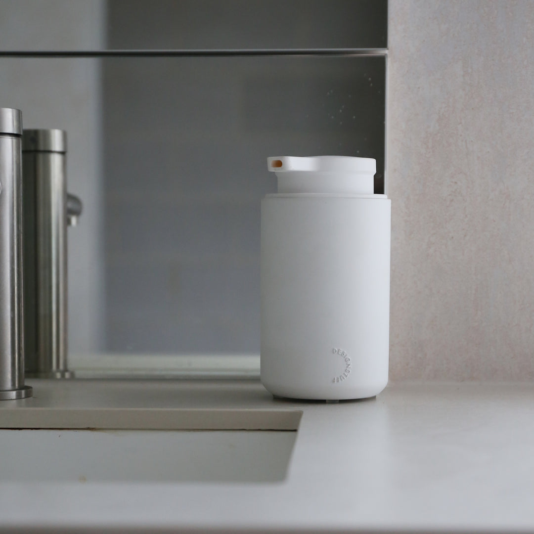 DESIGNSTUFF ARC Soap Dispenser, White