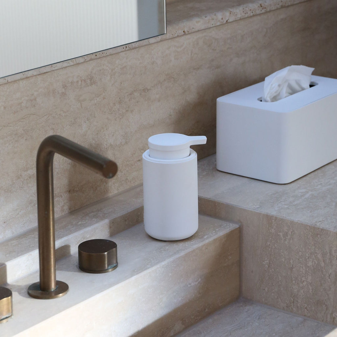 DESIGNSTUFF ARC Soap Dispenser, White
