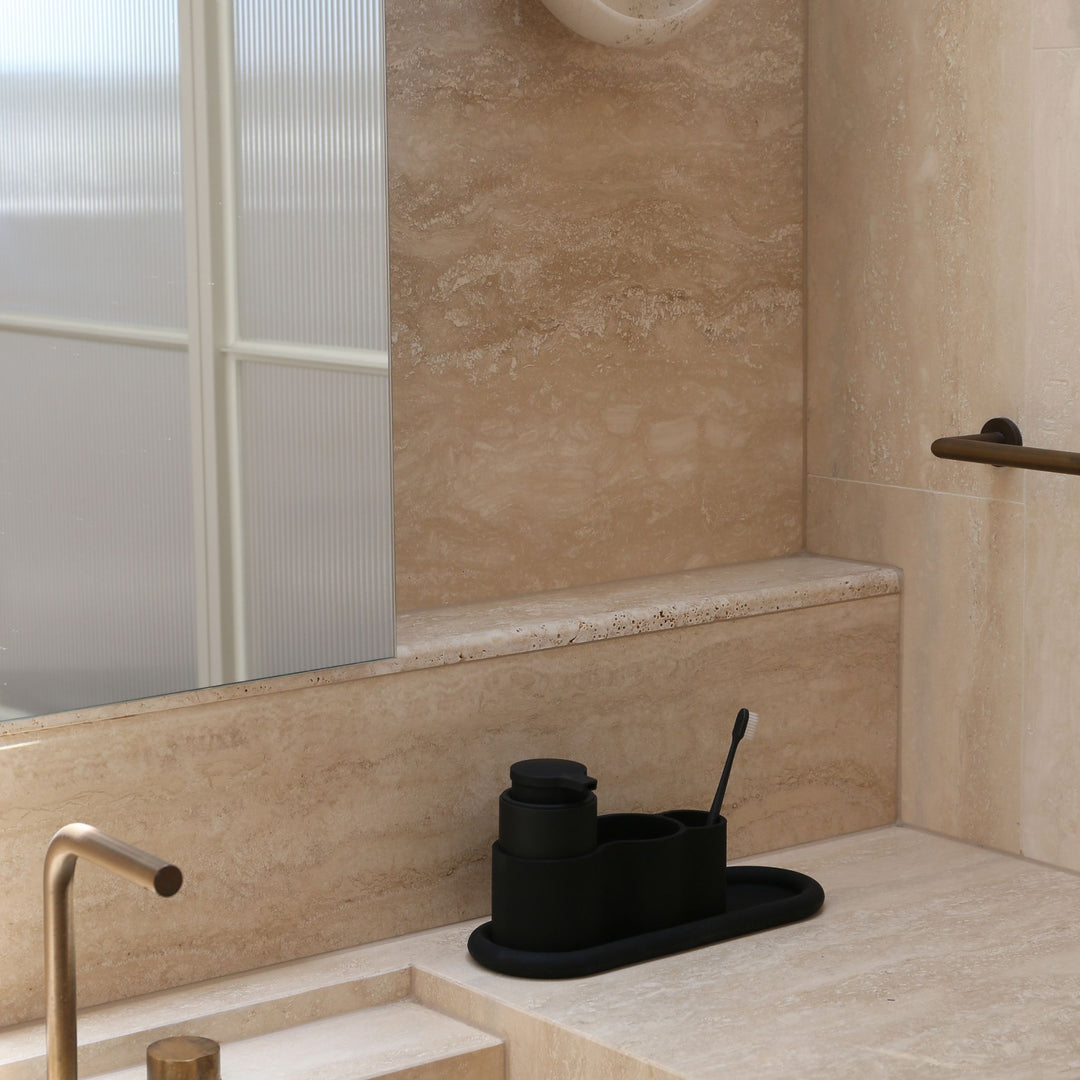 DESIGNSTUFF ARC Soap Dispenser, Black