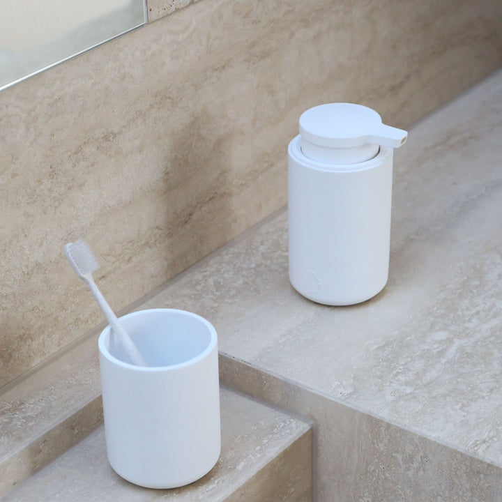 DESIGNSTUFF ARC Soap Dispenser, White