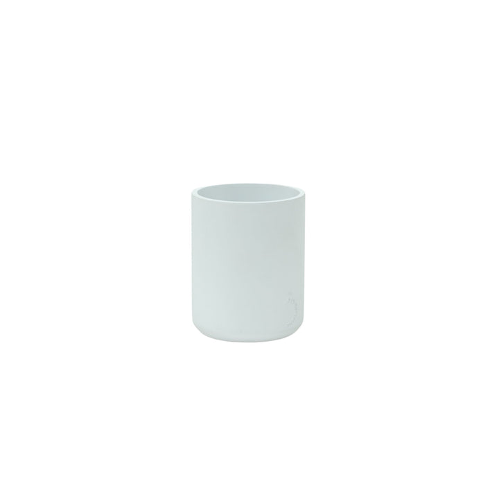 DESIGNSTUFF ARC Tumbler/Toothbrush Holder, White