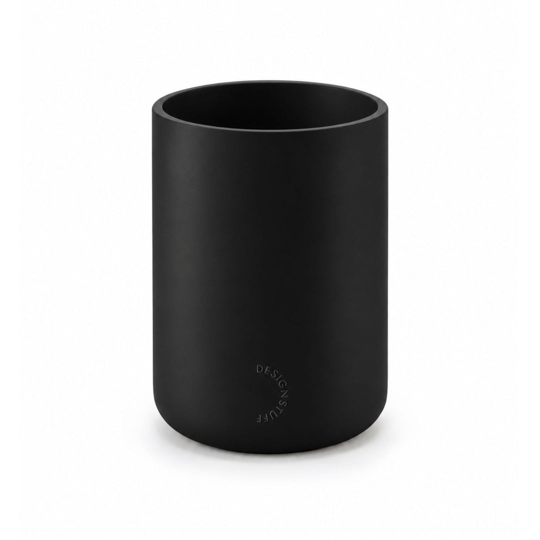 DESIGNSTUFF ARC Tumbler/Toothbrush Holder, Black