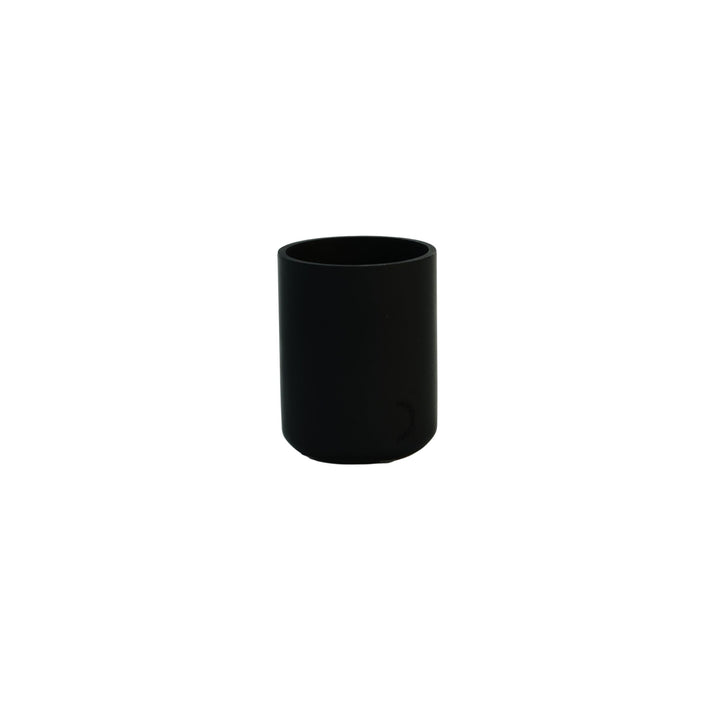DESIGNSTUFF ARC Tumbler/Toothbrush Holder, Black