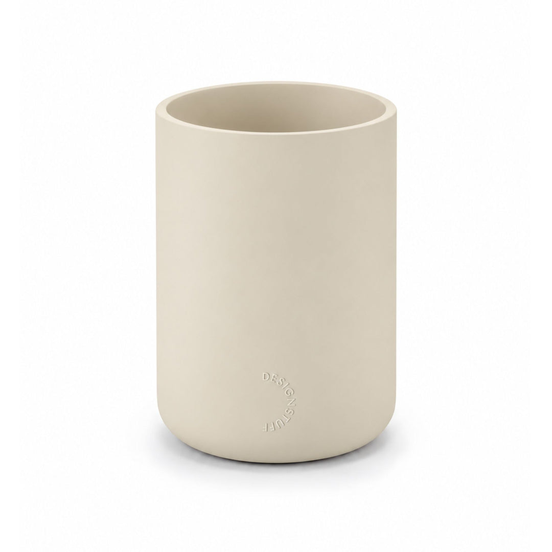 DESIGNSTUFF ARC Tumbler/Toothbrush Holder, Sand