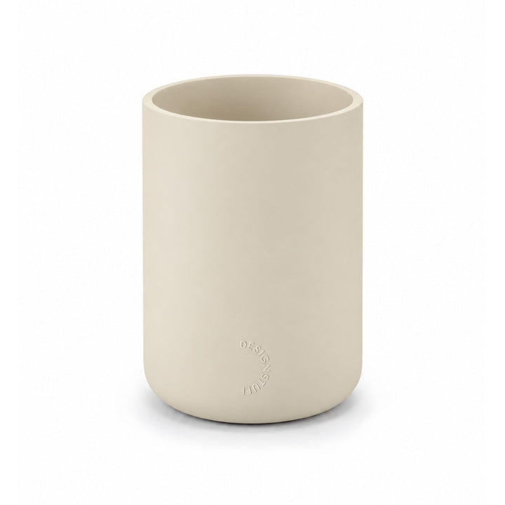 DESIGNSTUFF ARC Tumbler/Toothbrush Holder, Sand