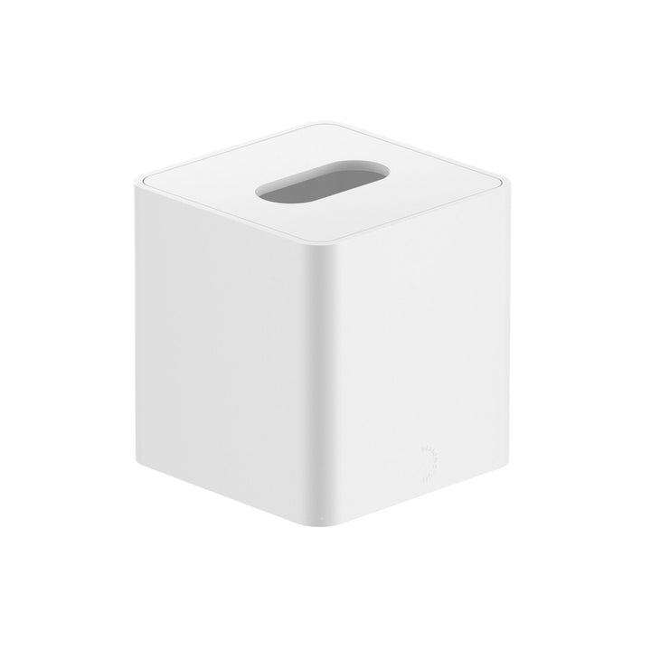 DESIGNSTUFF ARC Square Tissue Box, White