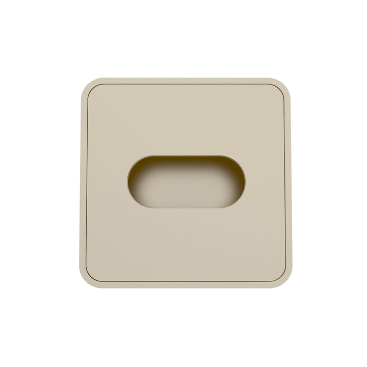 DESIGNSTUFF ARC Square Tissue Box, Sand