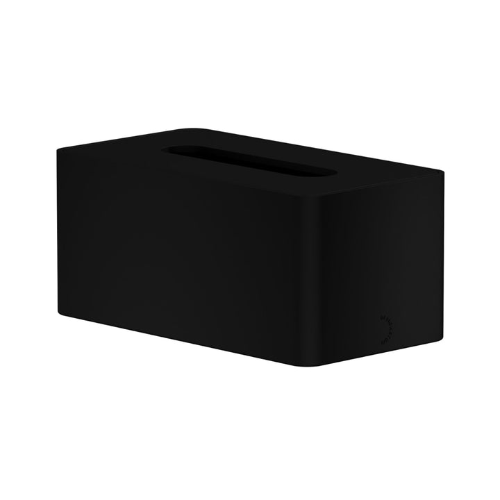 DESIGNSTUFF ARC Rectangle Tissue Box, Black