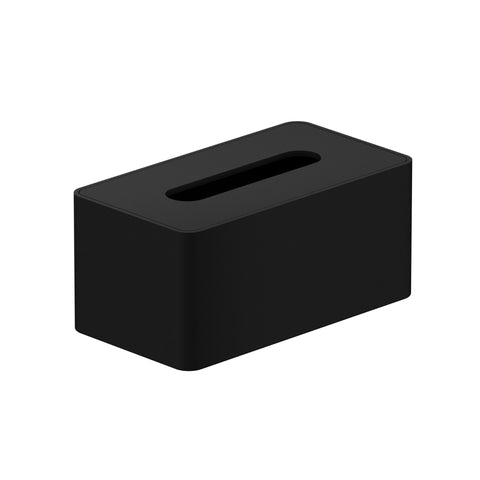 DESIGNSTUFF ARC Rectangle Tissue Box, Black