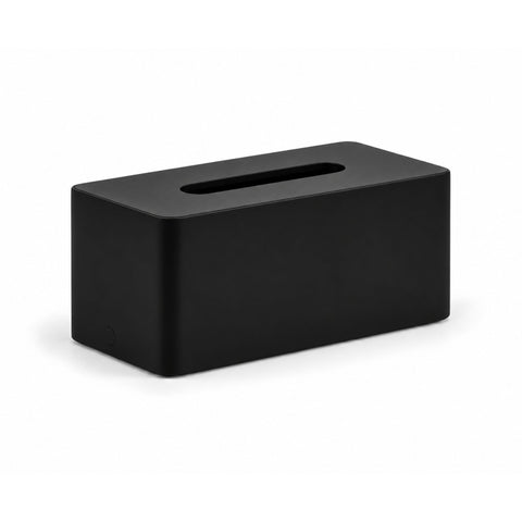 DESIGNSTUFF ARC Rectangle Tissue Box, Black